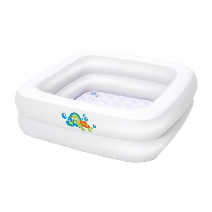 Бассейн детский надувной 86х86х25 см Bestway Baby Tub 51116 рем комплект