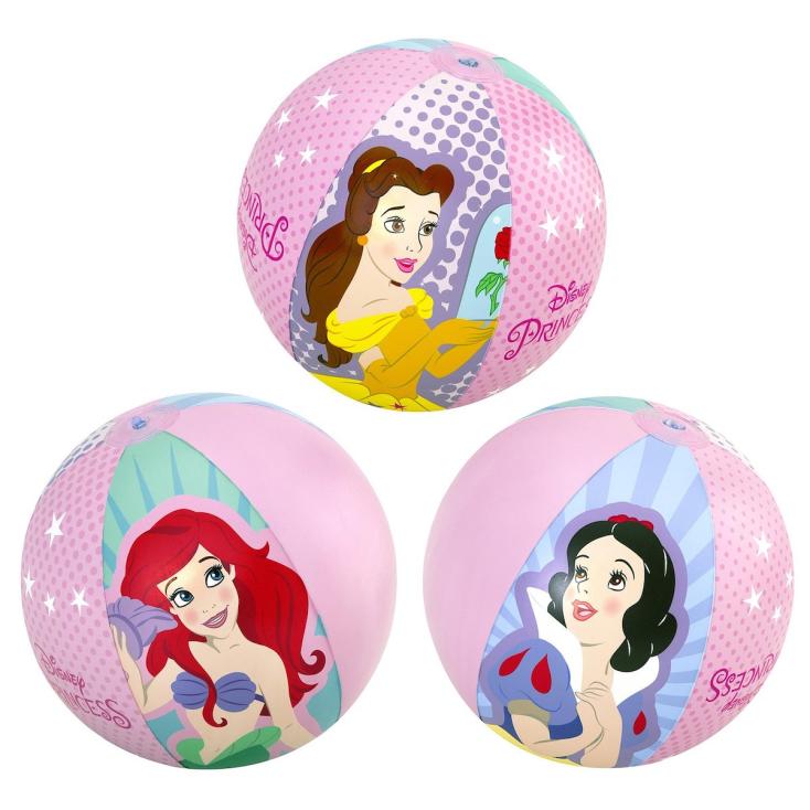 Мяч надувной пляжный 51 см Bestway Disney Princess 91042