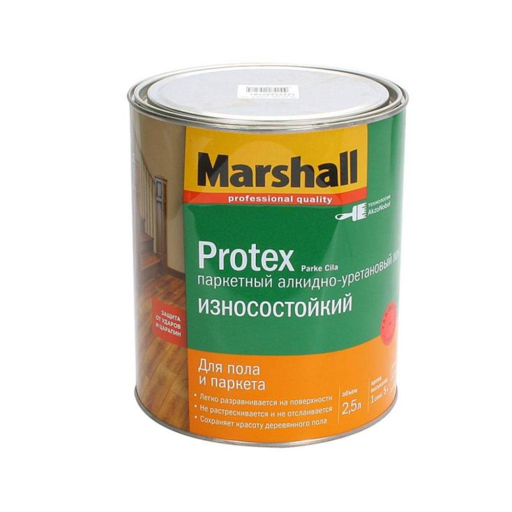 Лак паркетный Marshall Protex матовый 2,5 л