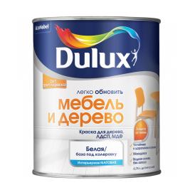 Краска для мебели и дерева Dulux база BC матовая 0,75 л