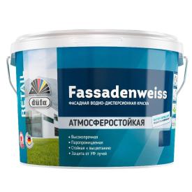 Краска вд фасадная "DufaRetail" FASSADENWEISS база 3, 10л