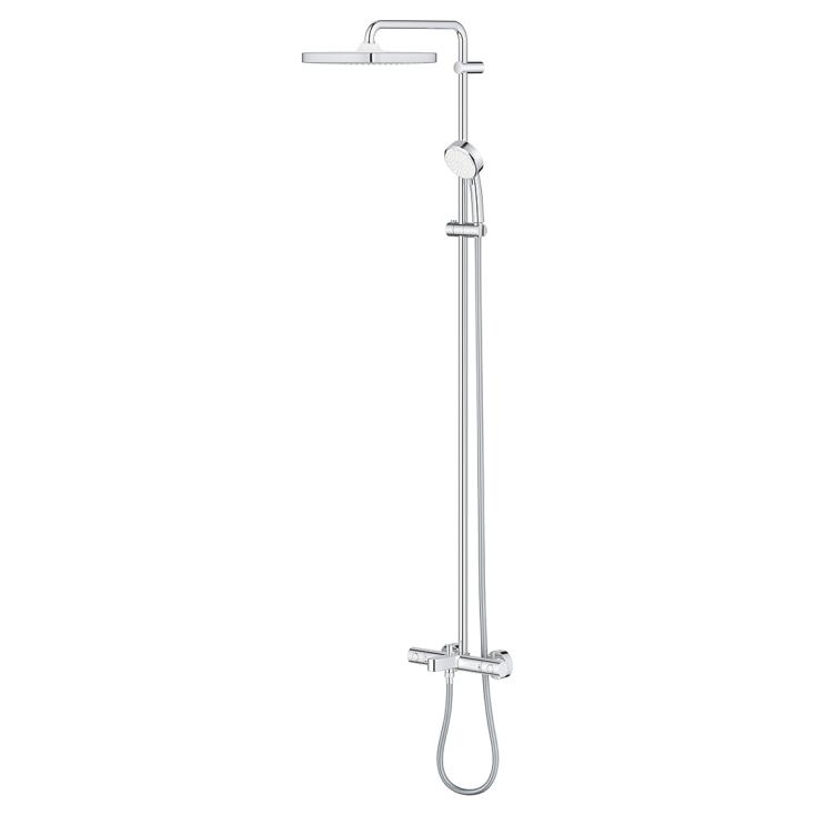 Душевая система Grohe Cosmopolitan 250 Cube 26691000 с термостатом