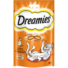 Лакомства для кошек Dreamies Подушечки Курица 60 г