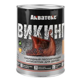 Акватекс ВИКИНГ (гибридный лессирующий антисептик для дерева) 0,75 л (бесцветный)