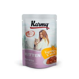 Корм для кошек Karmy Kitten Курица в желе 80 г