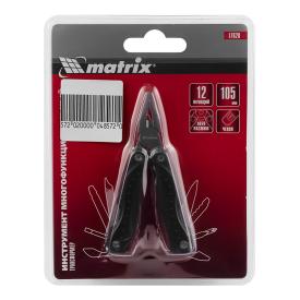 Мультитул 12 в 1 105 мм Matrix 17620