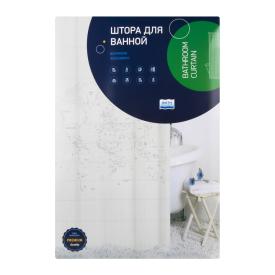 Штора для ванны 180х200 см MAP white ch21060