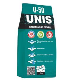 Затирка цементная Unis U-50 С05 бежевый 1,5 кг