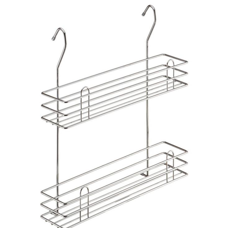 Полка для специй двухъярусная тип-2 хром