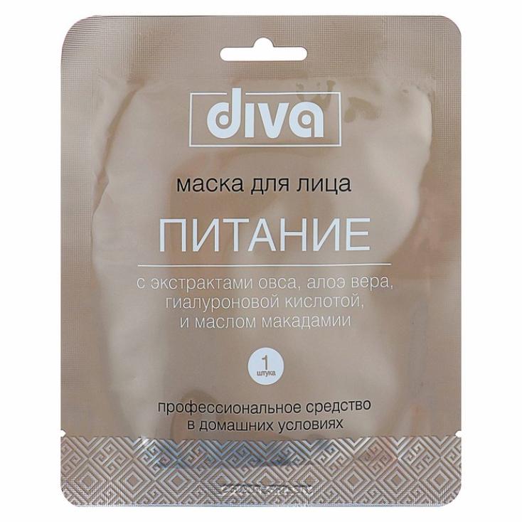 Маска для лица Diva Питание на тканевой основе