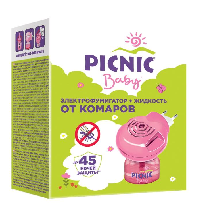 Комплект от комаров 45 ночей Picnic Baby 30 мл