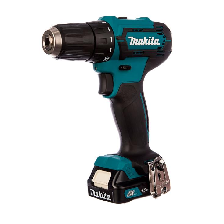 Дрель-шуруповерт аккумуляторная Makita DF333DWYE4 10,8В 2х1,5Ач 30 Нм