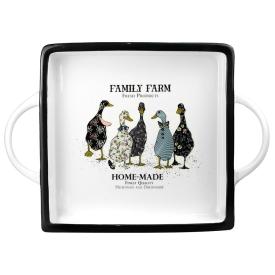 Блюдо с ручками Family farm 25,5х18х4 см 263-1257