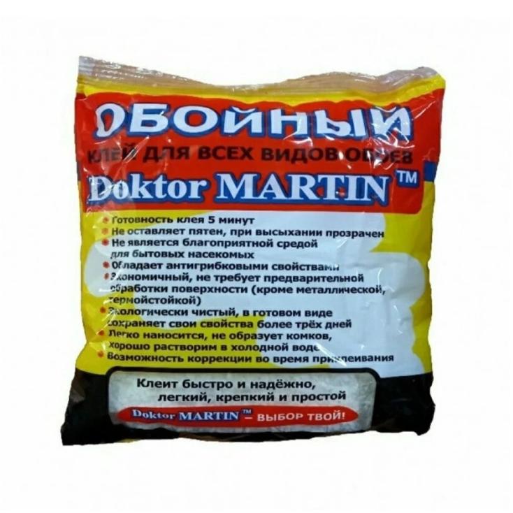 Клей обойный Doktor Martin 200 г универсальный (120) м/уп