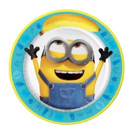 Набор тарелок бумажных Minions 2 3D дизайн 6 шт 180 мм