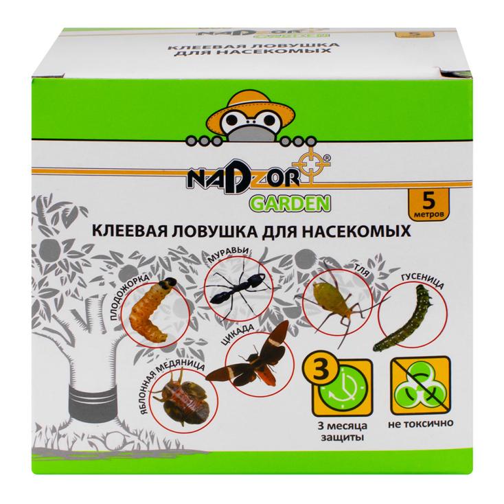 Клеевая ловушка для насекомых Ловчий пояс 5 м Nadzor 30