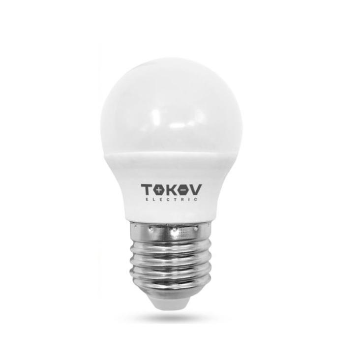 Лампа светодиодная 10Вт G45 4000К Е27 176-264В Tokov Electric TKE-G45-E27-10-4K 1660388