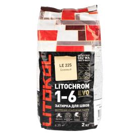 Затирка цементная Litokol Litochrom 1-6 Evo LE 225 бежевый 2 кг