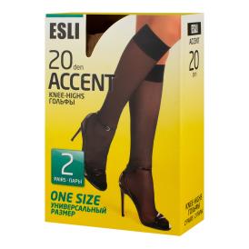 Гольфы Esli Accent 20 120/20 2 пары 23-25 melone