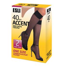 Гольфы Esli Accent 40 120/20 2 пары 23-25 melone