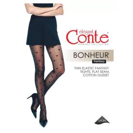 Колготки женские Conte Bonheur Fantasy 4 nero 40/10