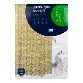 Штора для ванной Circle Beige 180х200