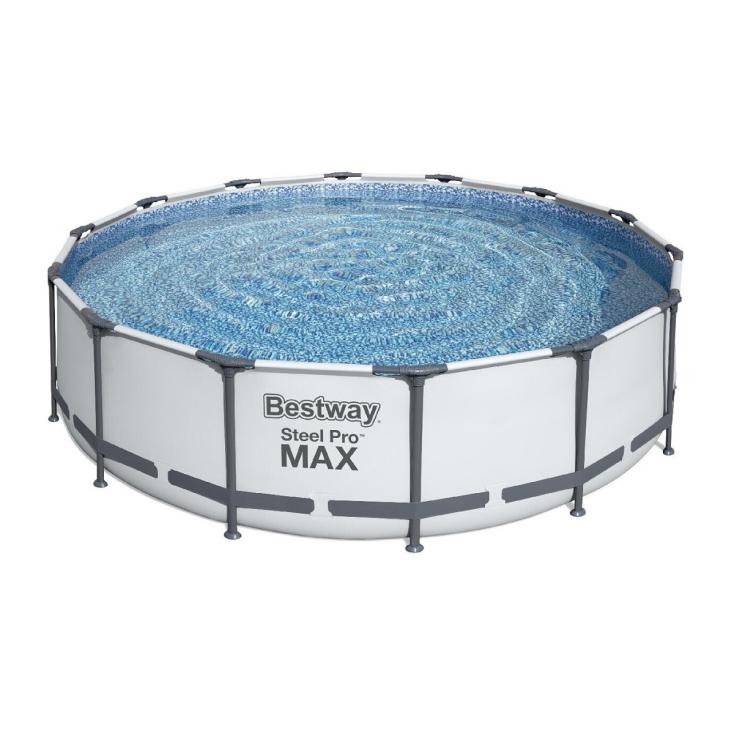 Бассейн каркасный круглый 549х122 см 23062 л Bestway Steel Pro Max 56462 (ф-насос)