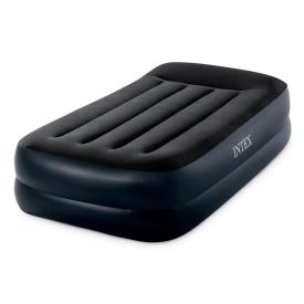 Кровать надувная Pillow Rest Raised 191x99x42 см встроенный насос 220В Intex 64122ND