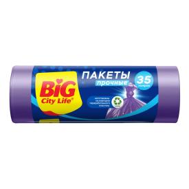 Мешки для мусора BIG City HD 50х58 см 35 л 20 шт лиловые