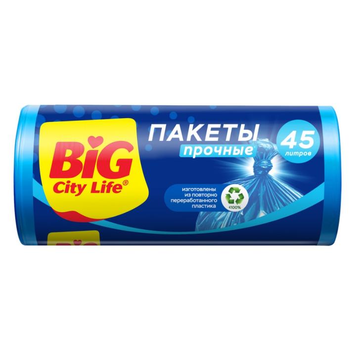 Мешки для мусора Big City HD 55х70 см 45 л 20 шт синие