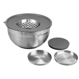 Миска с крышкой 3 терки Grate It 5 л