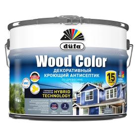 Антисептик кроющий Dufa Wood Color серый шелк 9 л