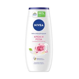 Гель для душа Nivea Shower Крем и Роза 250 мл