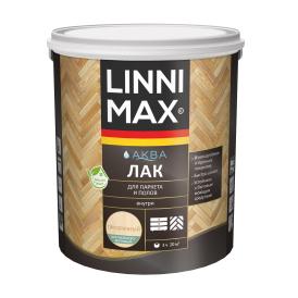 Лак акриловый для паркета и полов Linnimax Аква шелковисто-матовый 2,5 л