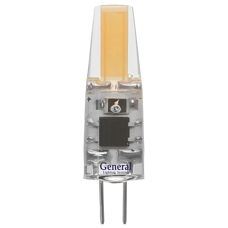 Лампа светодиодная General LED G4 7Вт 220V COB 4500K силикон