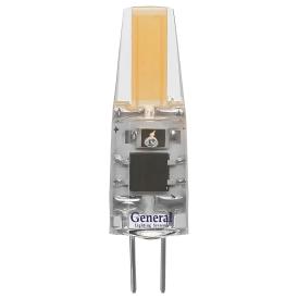 Лампа светодиодная General LED G4 7Вт 12V COB 4500K силикон