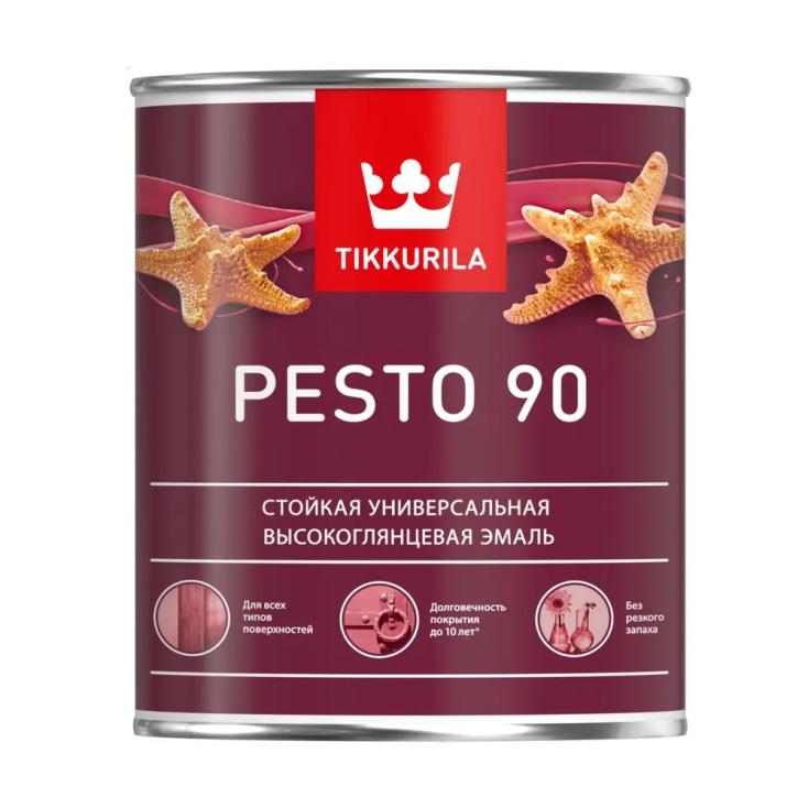 Эмаль ПФ-115 Tikkurila Pesto 90 A высокоглянцевая 0,9 л