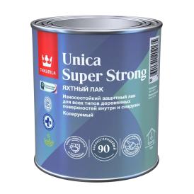 Лак яхтный Tikkurila универсальный Unica Super Strong EP полуматовый 0,9 л