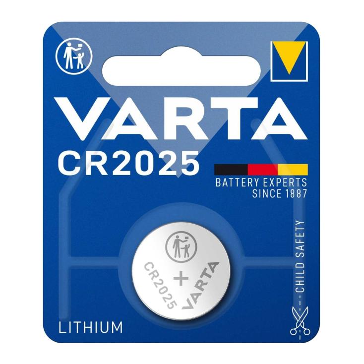 Батарейка литиевая Varta CR2025 BL-1