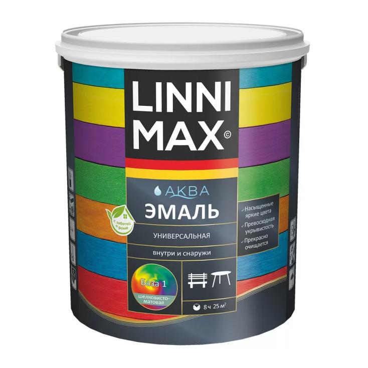 Эмаль алкидная универсальная Linnimax шелковисто-матовая База 1 2,5 л