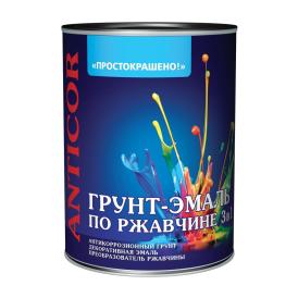 Грунт-эмаль по ржавчине 3 в 1 Простокрашено желтая 1,8 кг