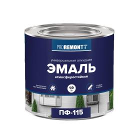 Эмаль ПФ-115 Proremontt графит RAL 7024 1,9 кг