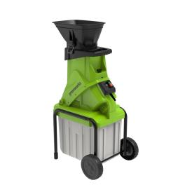 Измельчитель электрический Greenworks GACSB 2500Вт с контейнером