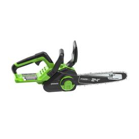 Цепная пила аккумуляторная мини Greenworks GD24CS30 24В шина 30 см бесщеточная без АКБ и ЗУ