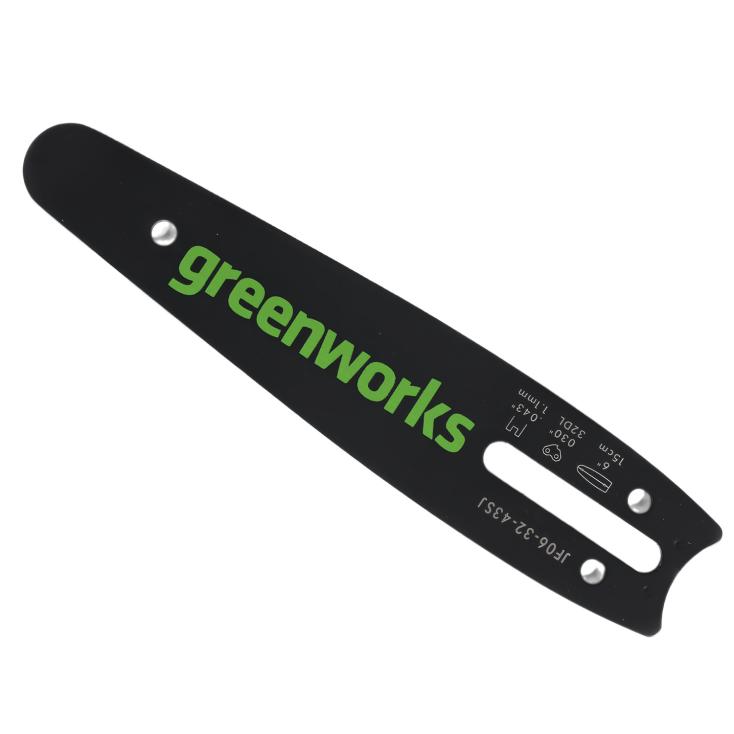 Шина пильная 15 см 1/4" 1,1 мм 28 зв Greenworks 2953507