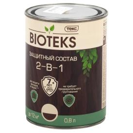 Защитный Состав 2-в-1 Bioteks мореный дуб 0,8 л