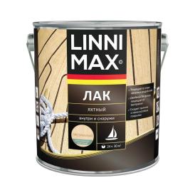 Лак алкидно-уретановый яхтный Linnimax шелковисто-матовый 2,5 л