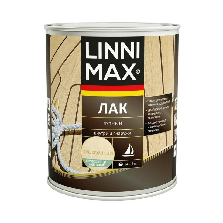 Лак алкидно-уретановый яхтный Linnimax шелковисто-матовый 0,75 л