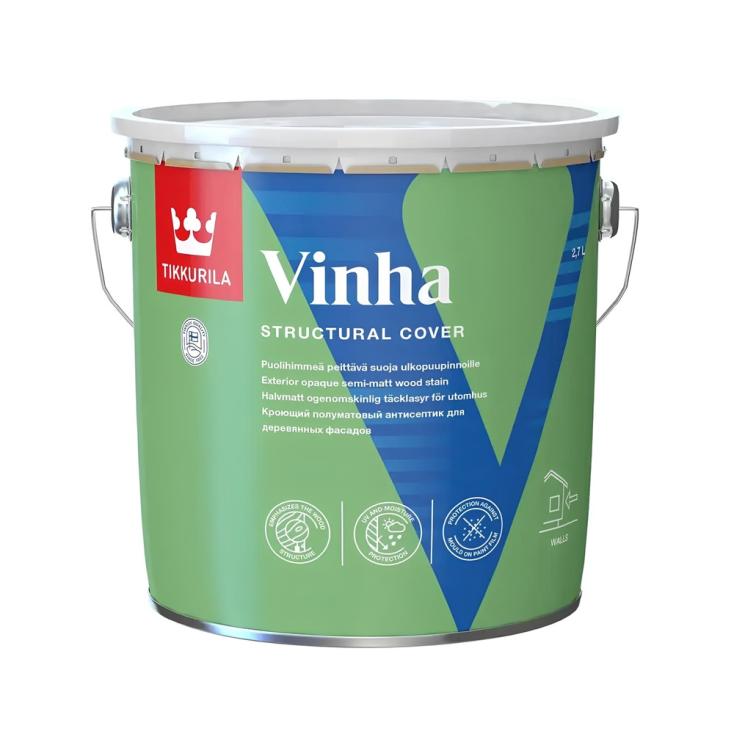 Антисептик кроющий Tikkurila Vinha VVA полуматовый база С 2,7 л