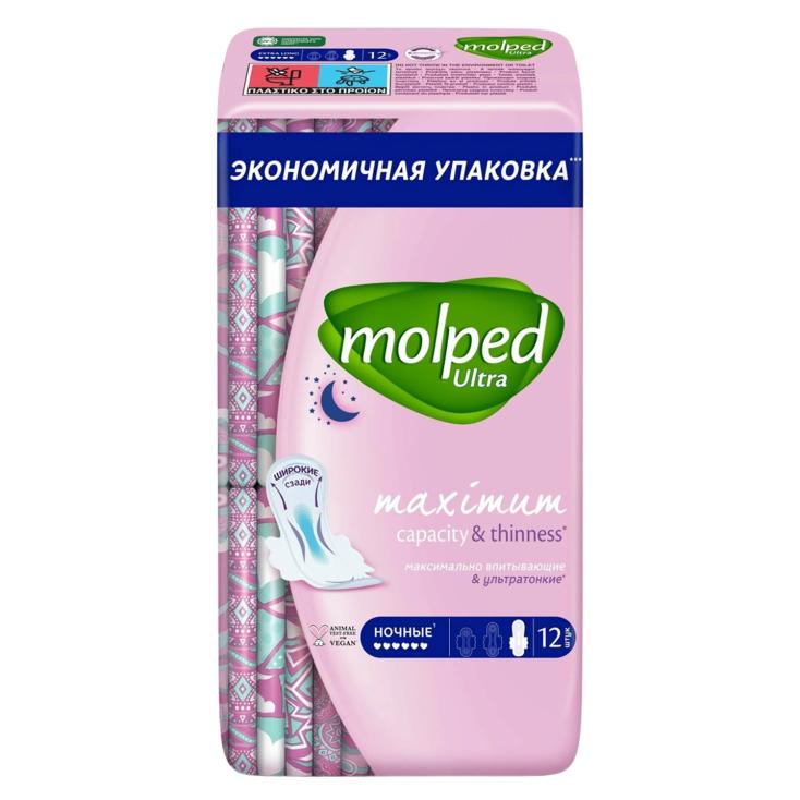 Прокладки женские Molped Ultra Night 12 шт